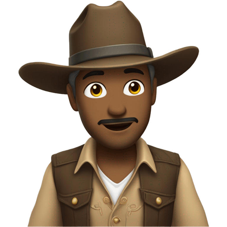 Cowboy saluting emoji