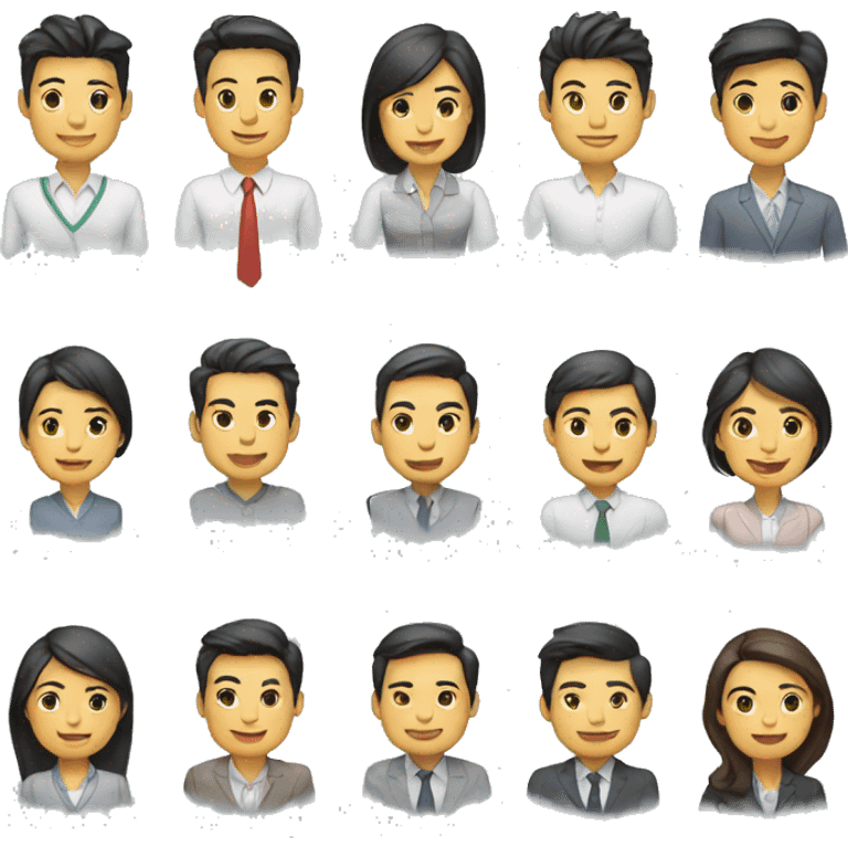 asian company team emoji