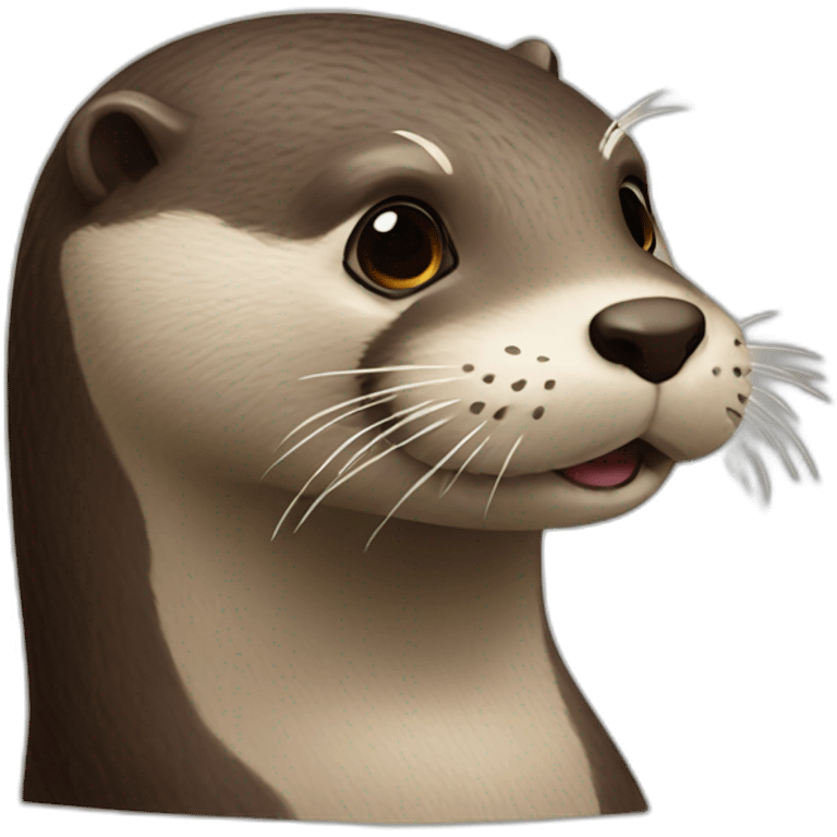 otter-med emoji