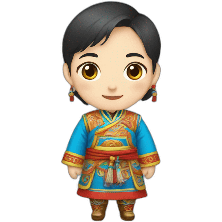 mongolian traditional clothes emoji