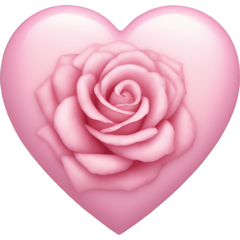 Corazón rosa pastel  emoji