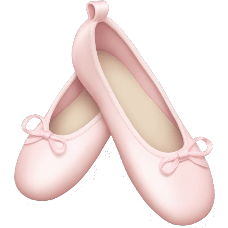 Pale pink ballet shoes emoji