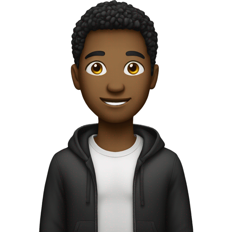 young man black  emoji