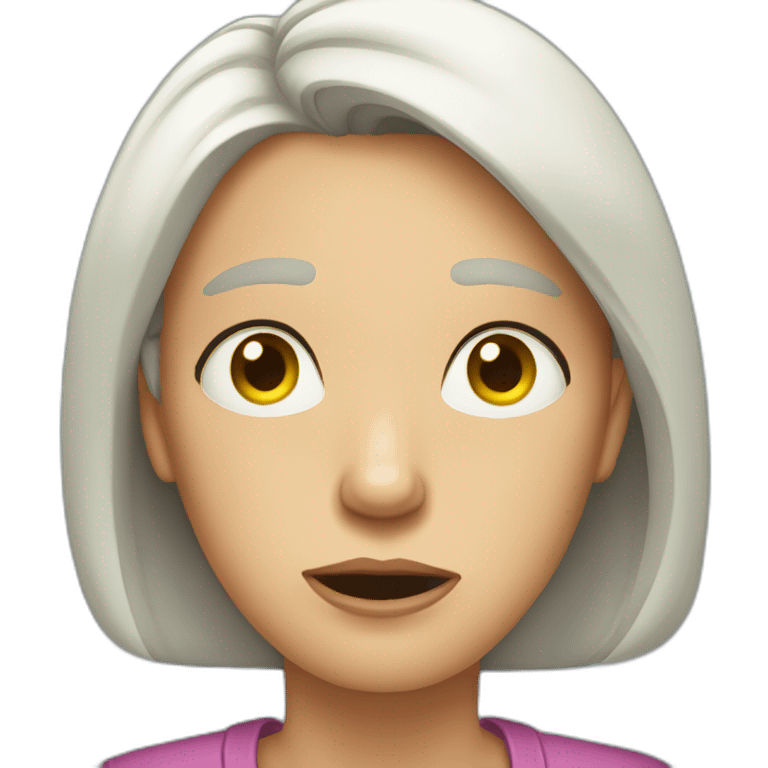 Exasperated spouse emoji