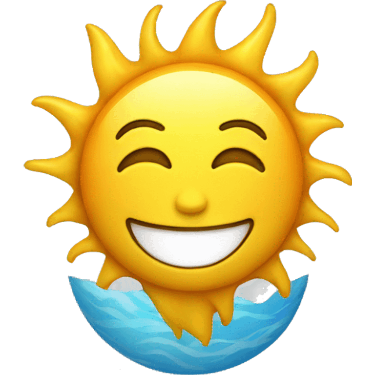 Un sol feliz  emoji