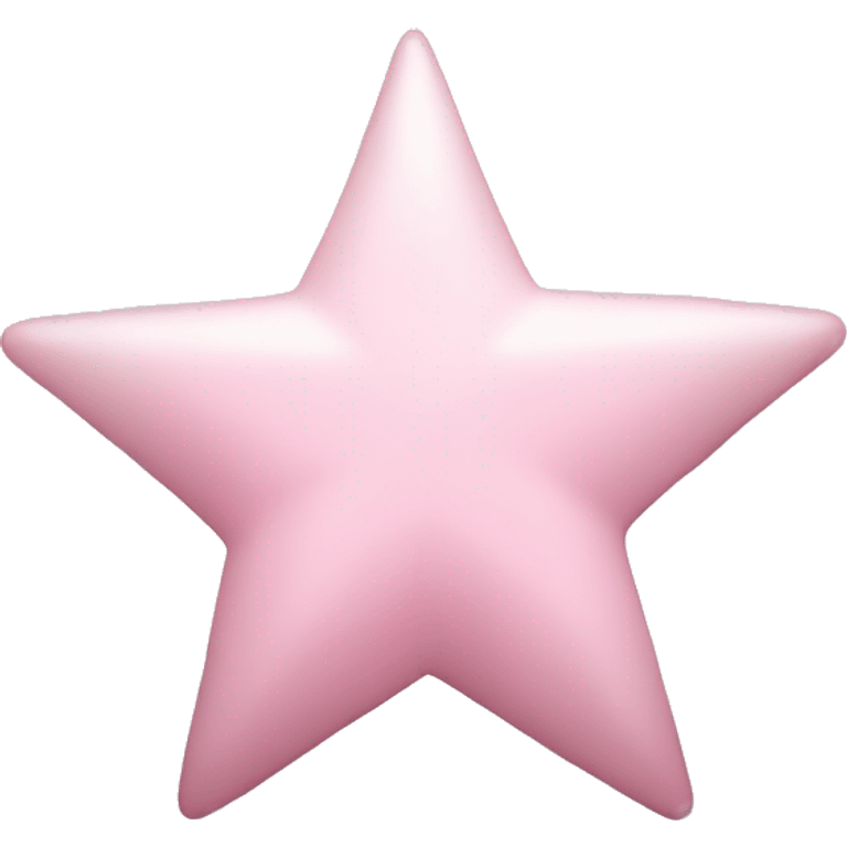 pale pink star sparkle emoji