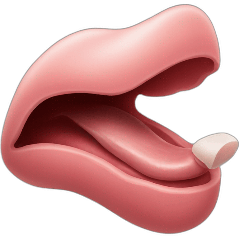 human tongue emoji