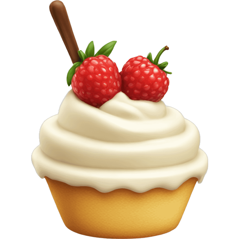 creamy dessert emoji