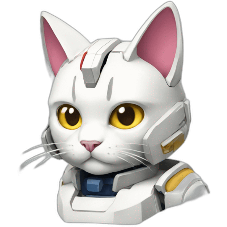 Gundam cat emoji