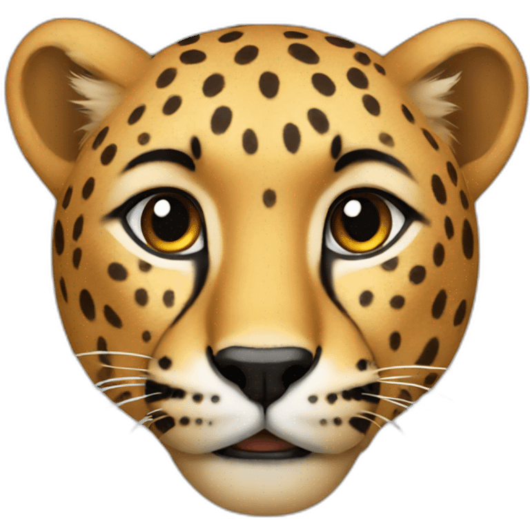 cheetah head emoji