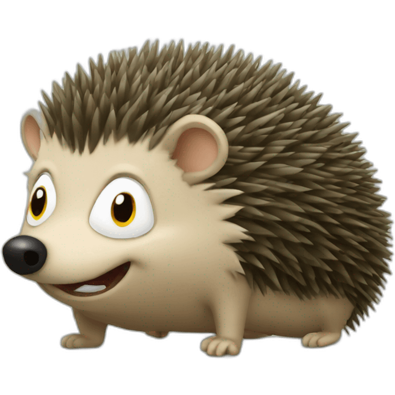 evil hedgehog emoji