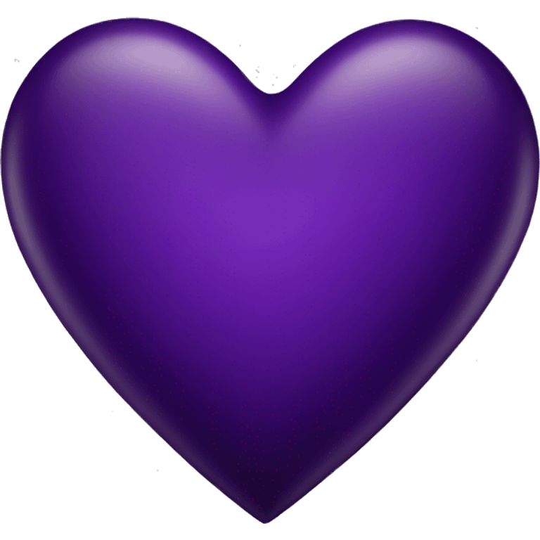 Dark purple heart  emoji