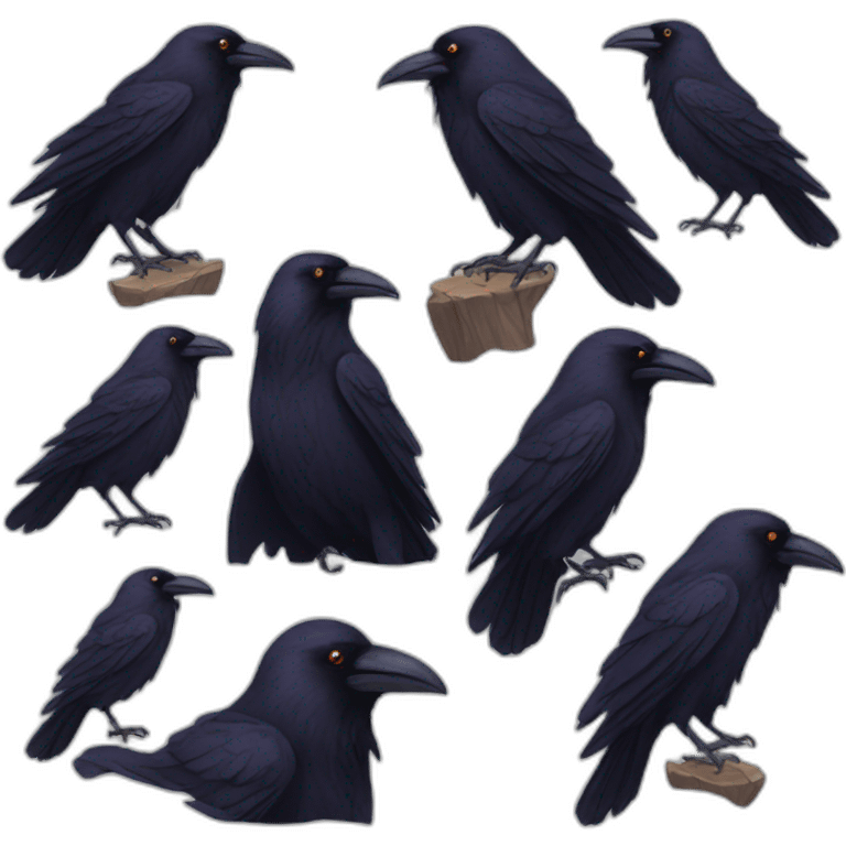 Raven  emoji