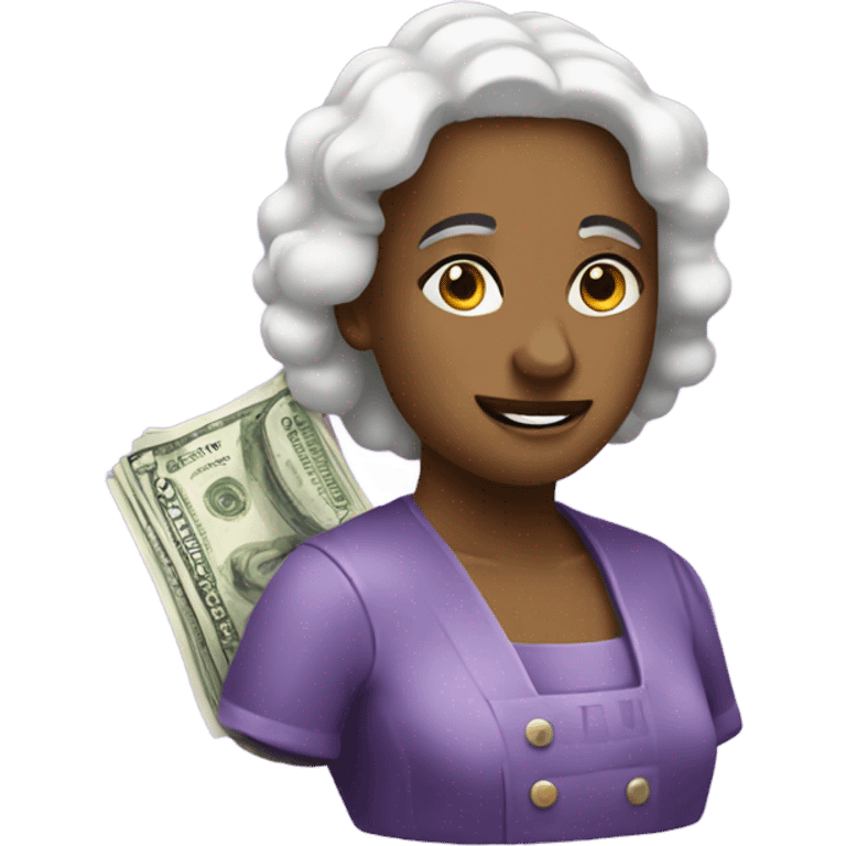 Violet money emoji