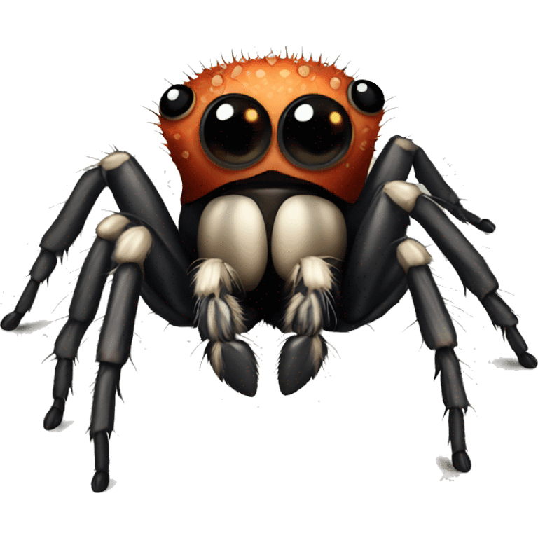 Cute jumping spider emoji