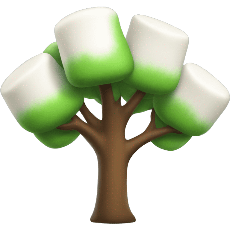 marshmallow tree emoji