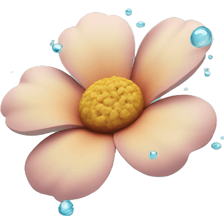 Flowers in water emoji