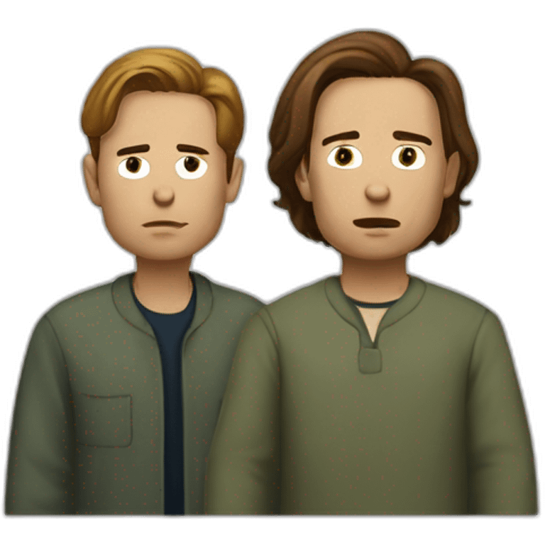 X-Files scally & malder emoji