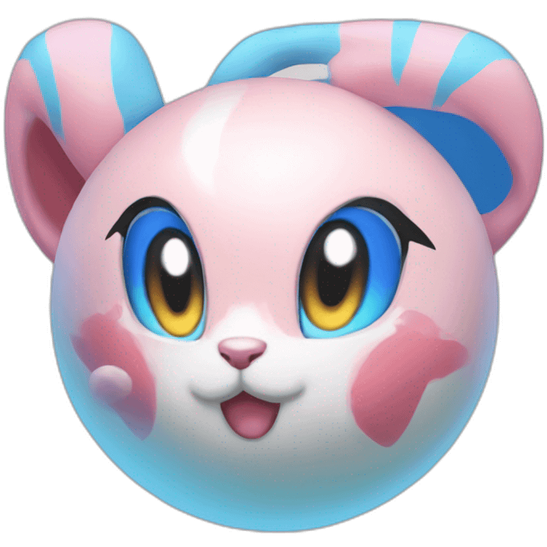 Sylveon-playing-ball emoji