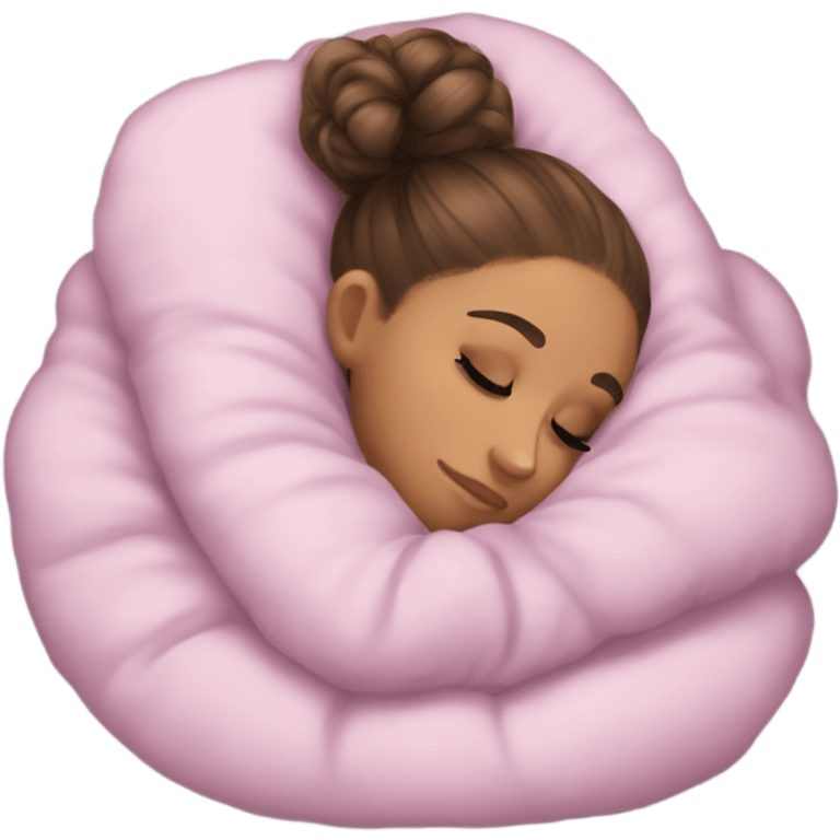 Ariana Grande sleeping emoji