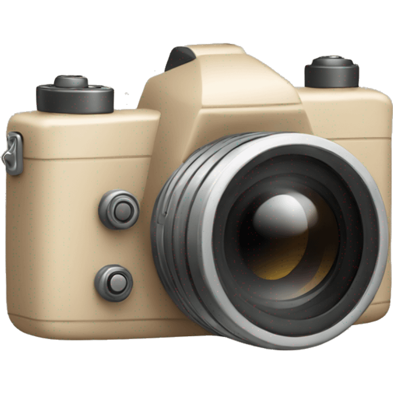 Beige camera  emoji