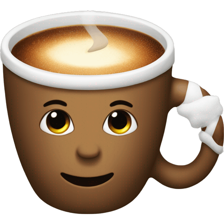 Christmas coffe cup emoji