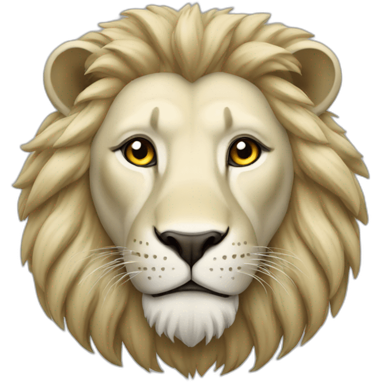 Lion blanc emoji