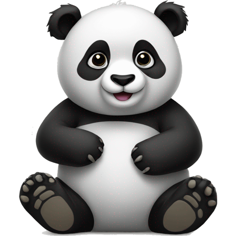 panda sitting emoji