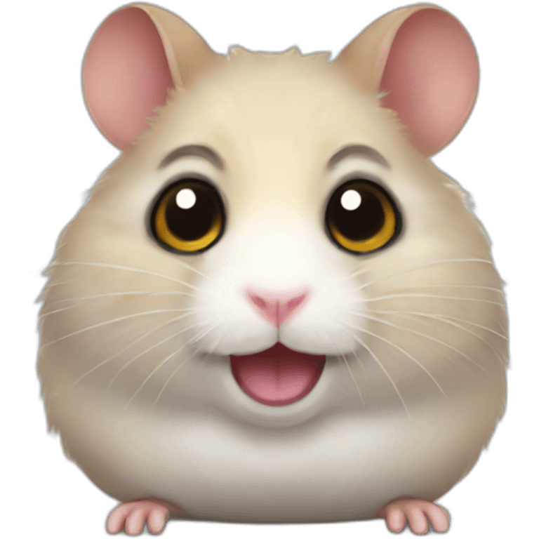 3 eyed hamster emoji