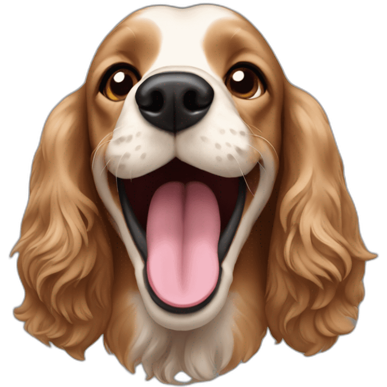 english cocker spaniel laugh emoji