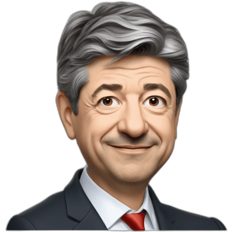 Mélenchon qui crie "La République, c'est moi !" emoji