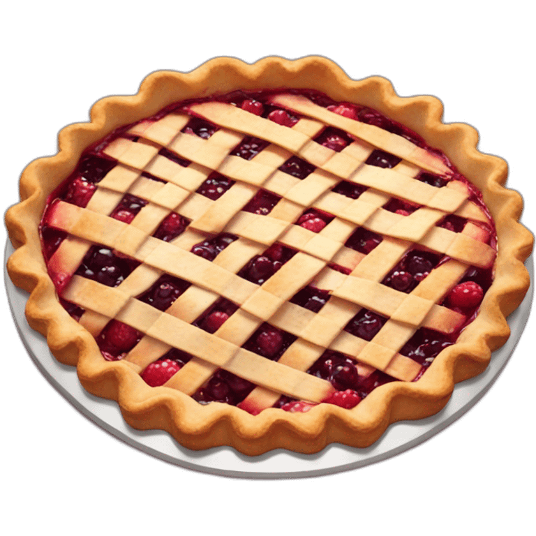 Berry pie emoji