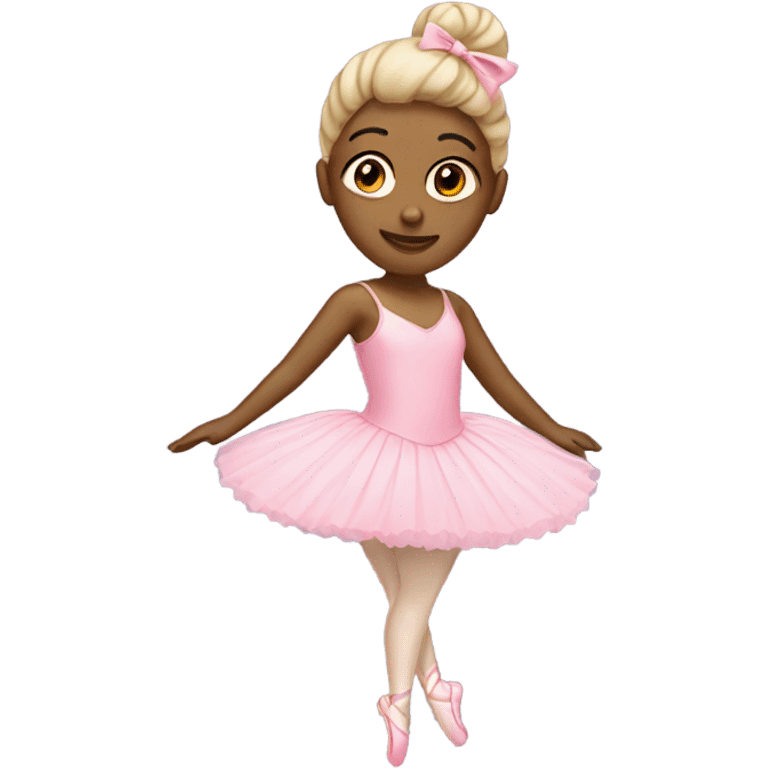 pink ballerina emoji