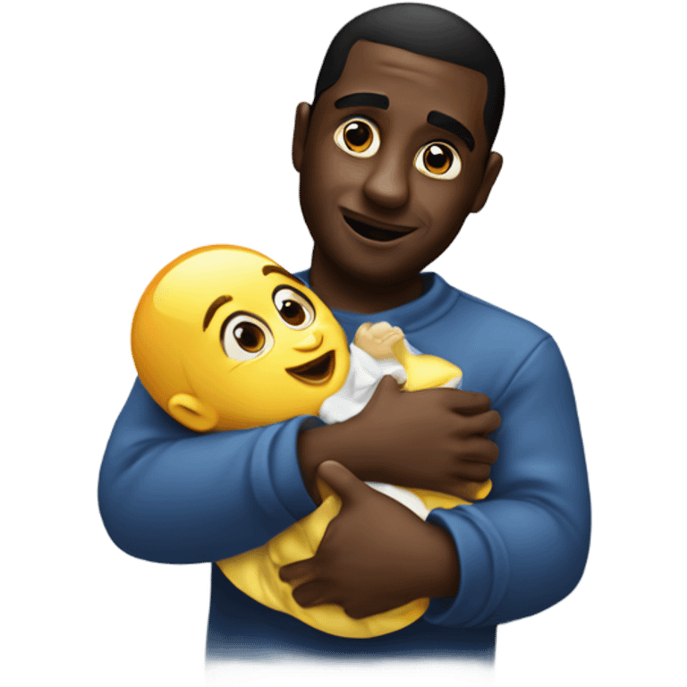 Diddy holding baby oil  emoji