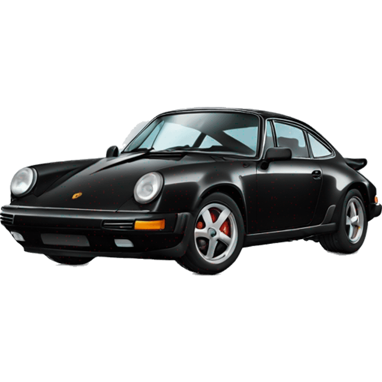 Black Porsche  emoji