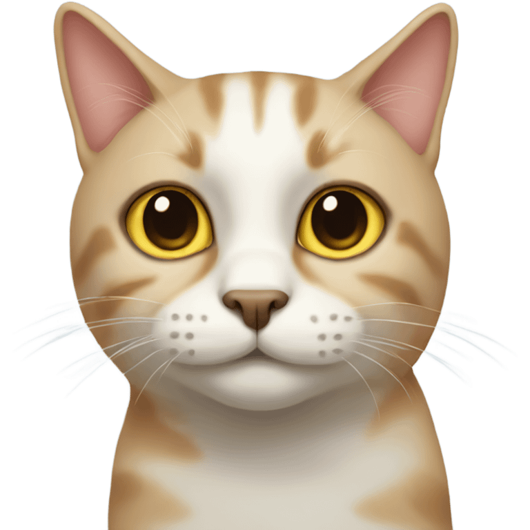 Cat with a large nose emoji