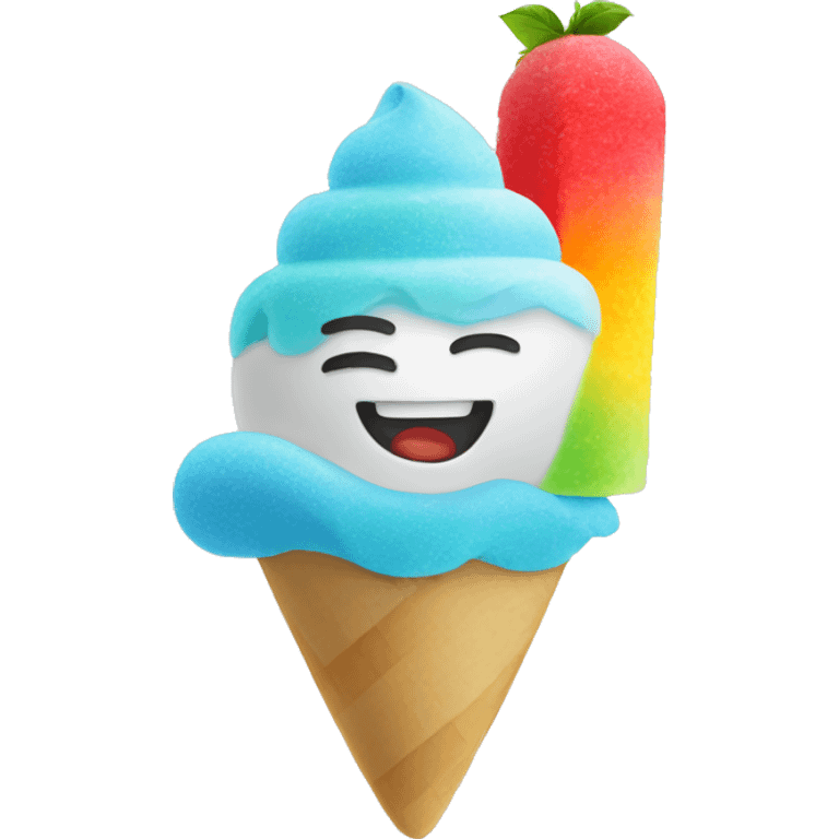 Shave ice emoji