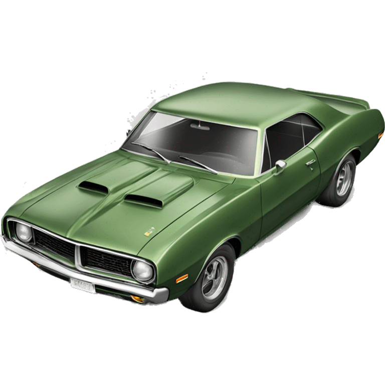 Late 1960s muscle car emoji