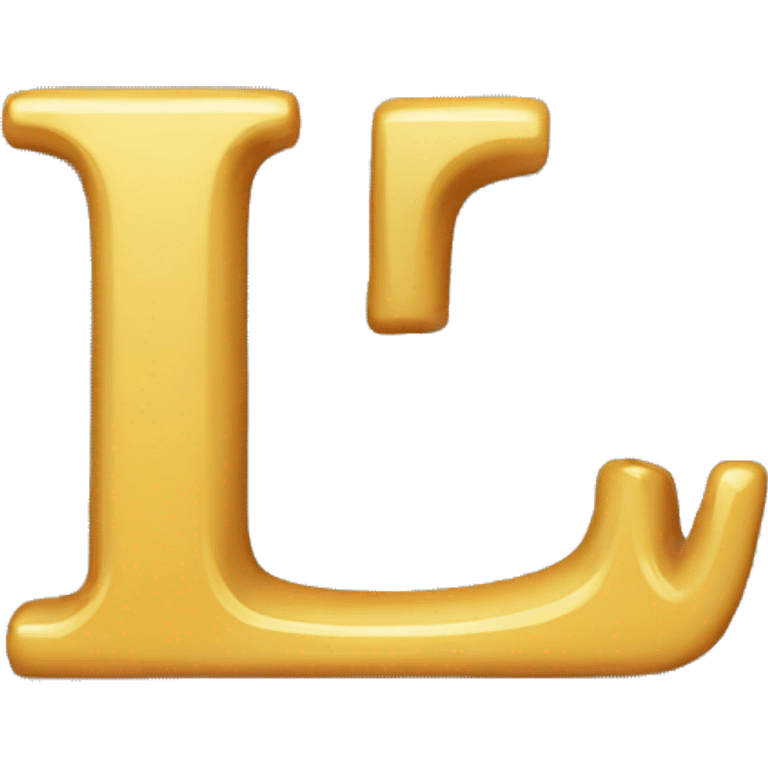 Letter L emoji