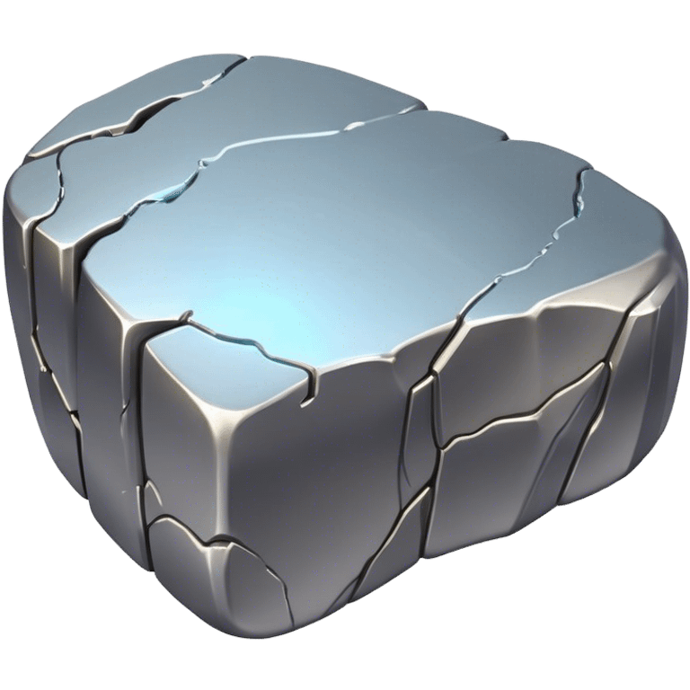 Cinematic Realistic Nickel Ore, Bright and shiny, with a rough, metallic surface reflecting light in soft, gleaming waves. The metal has a subtle luster and is both sturdy and raw in its form. Soft glowing outline, capturing the essence of durability and modern elegance in raw nickel ore. emoji