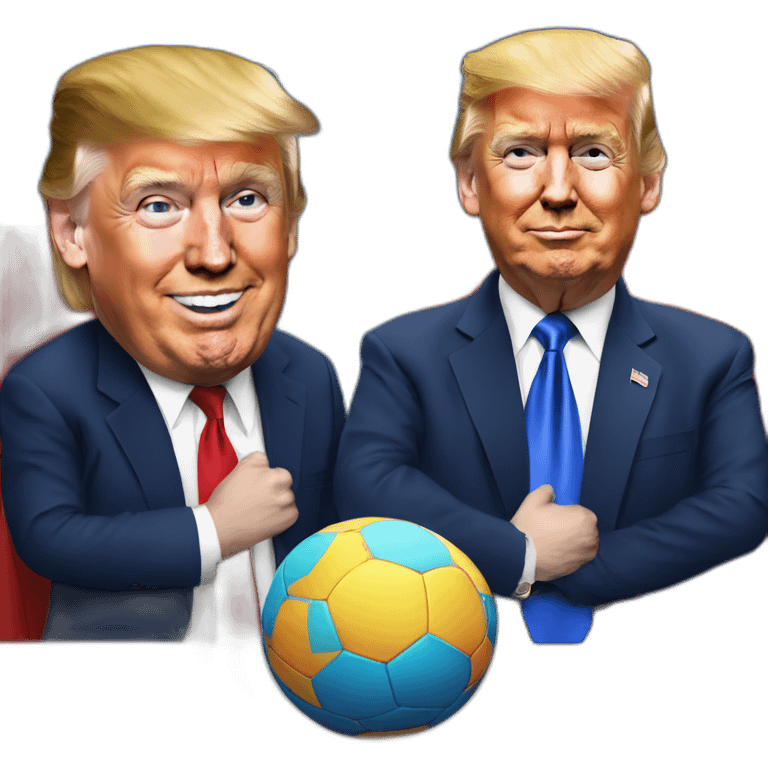 Messi AND trump emoji