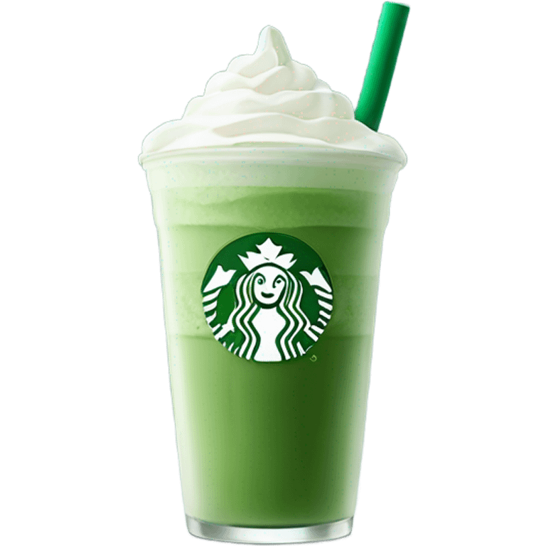 Matcha latte from Starbucks  emoji