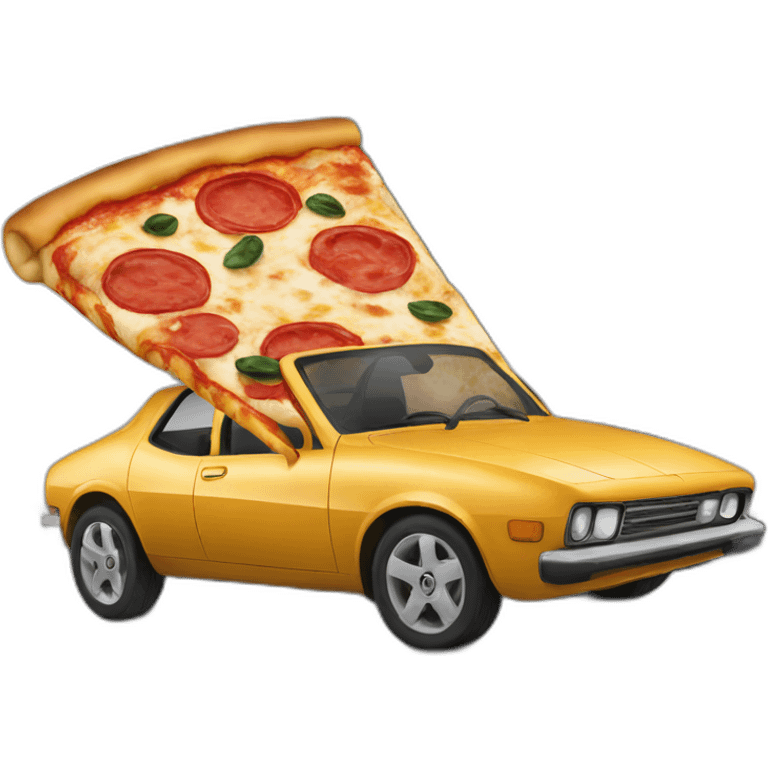 piza in a car emoji