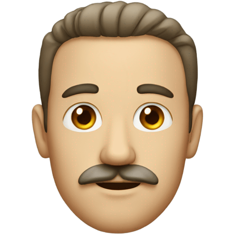 german man with tiny mustache emoji