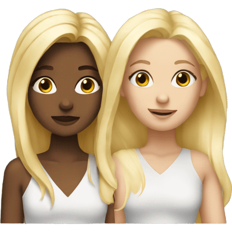 two blond besties emoji