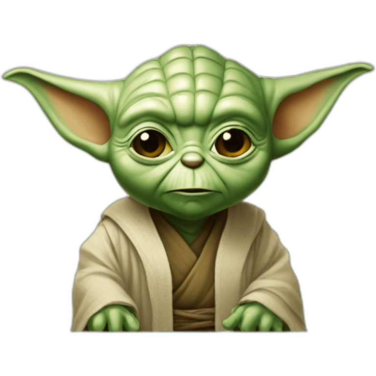 Yoda dit "Ha bon" emoji