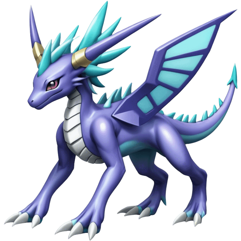  Cool Cute Edgy Shiny Godly Ethereal Digimon-Suicune-Dialga-Reptile full body emoji