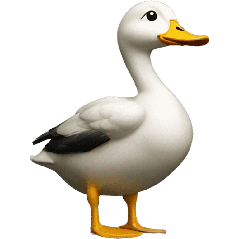 Duck as the David statue  emoji