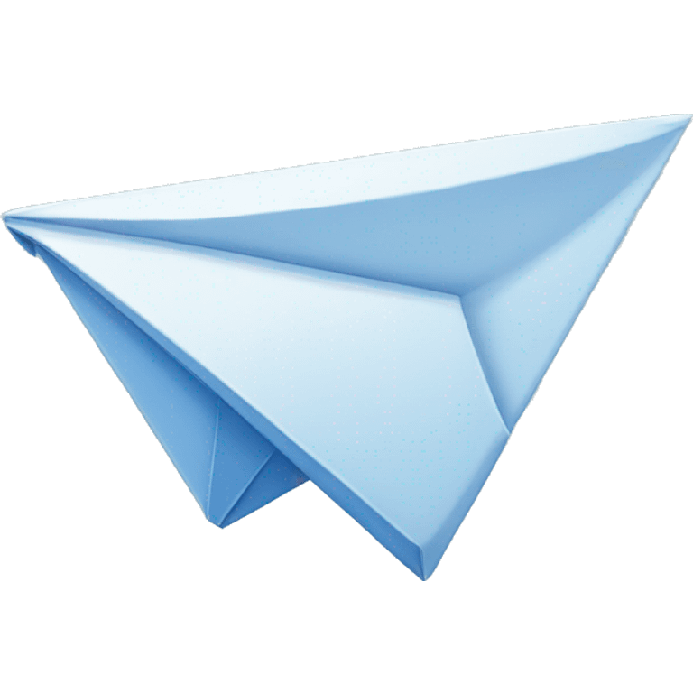 Blue paper plane  emoji