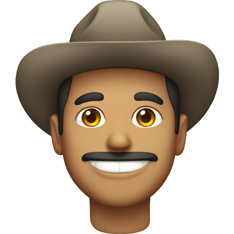 Mexican guy smiling  emoji